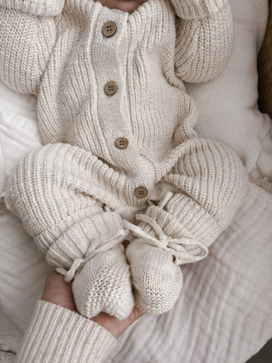 Little Bugs Booties - Milk