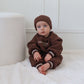 Wide Ribbed Beanie | Cacao