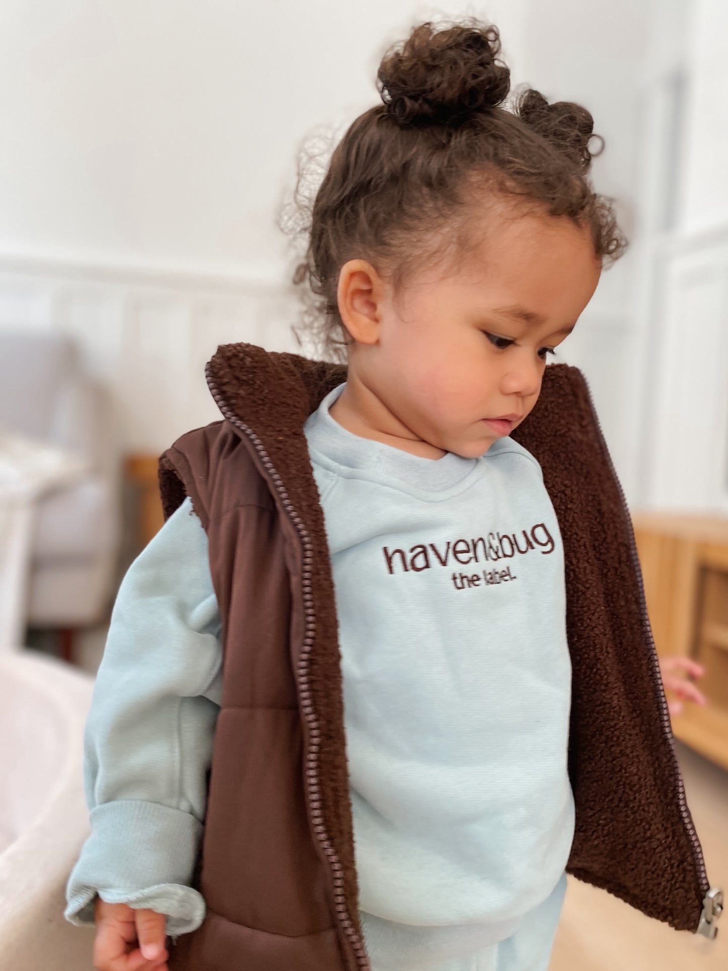 Reversible Chocolate Puffer/Teddy Vests | Kids