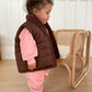 Reversible Chocolate Puffer/Teddy Vests | Kids