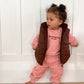 Reversible Chocolate Puffer/Teddy Vests | Kids