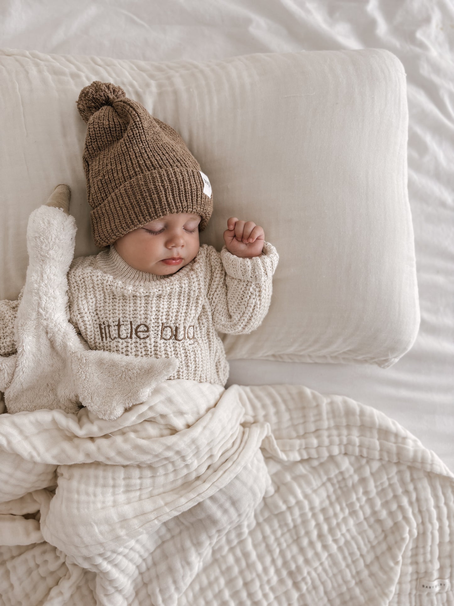 Little Bugs Knit Jumper - Milk