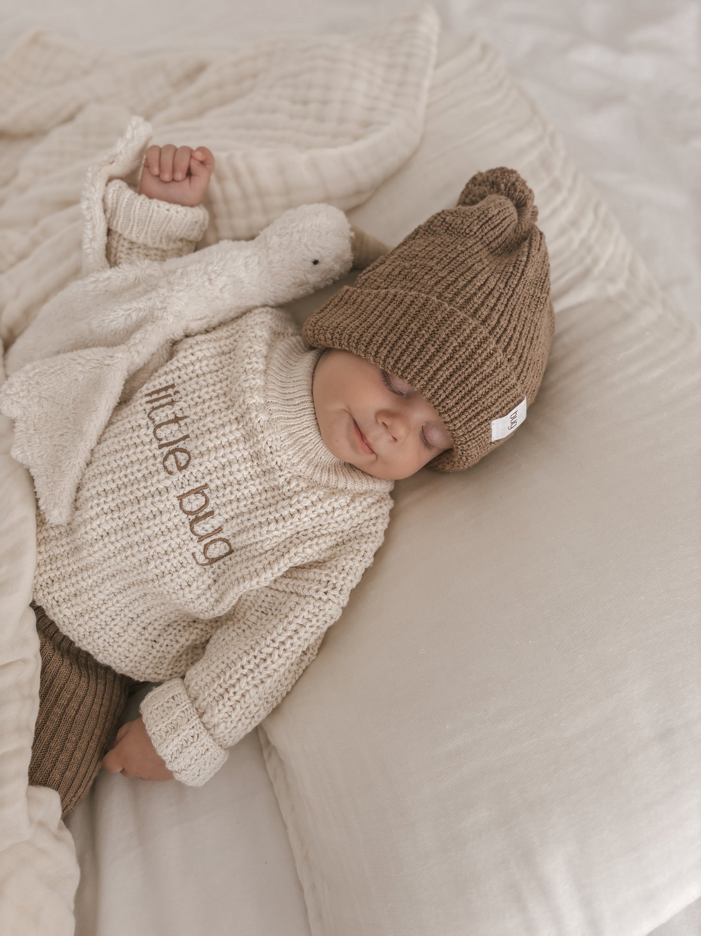 Little Bugs Knit Jumper - Milk