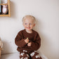 Cocoa Scalloped Knit Jumper | Winter Presale