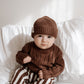 Wide Leg Stripe Pants | Cacao