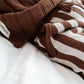 Wide Leg Stripe Pants | Cacao