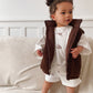 Reversible Chocolate Puffer/Teddy Vests | Kids