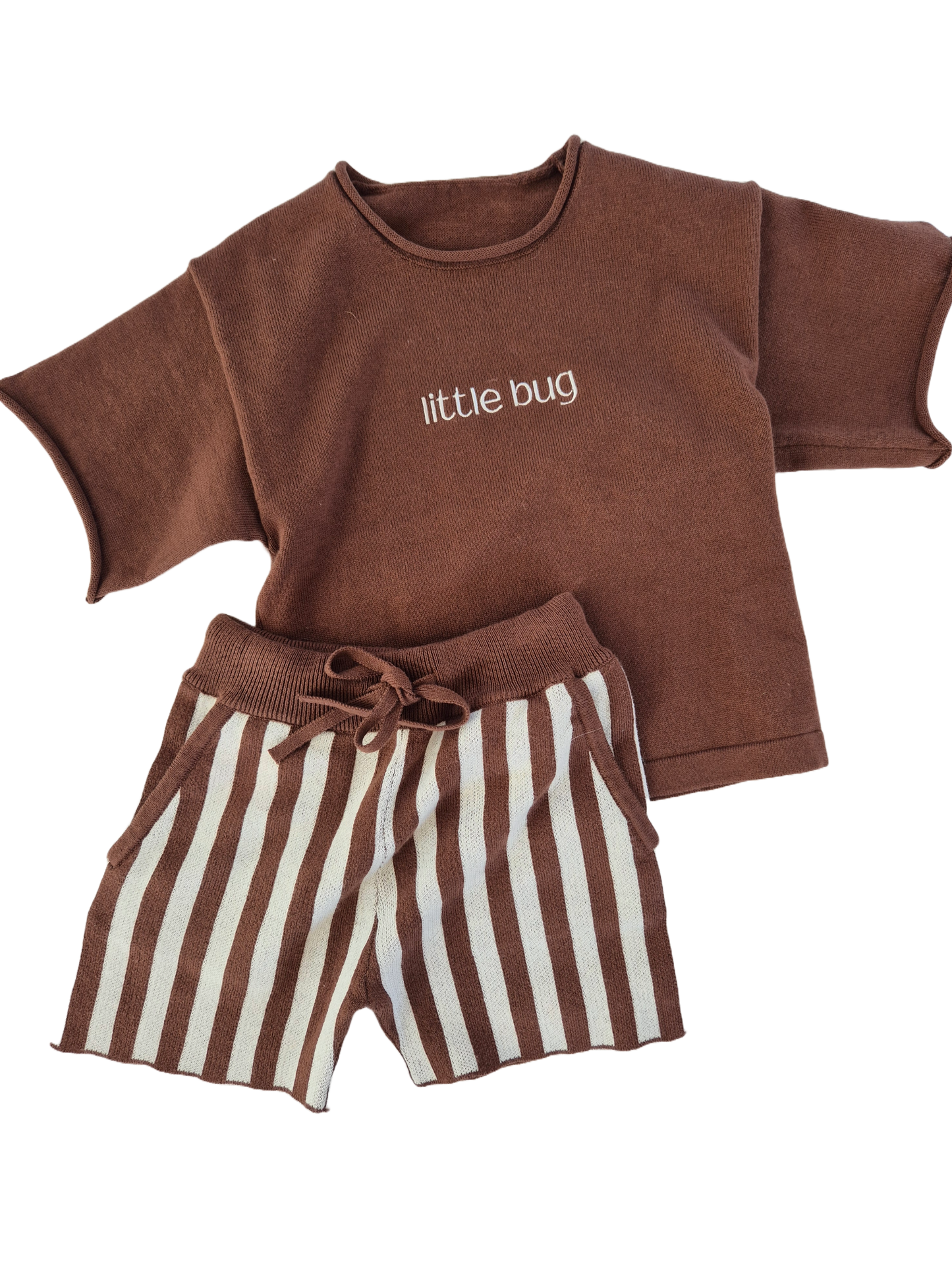 Cocoa Stripe Shorts