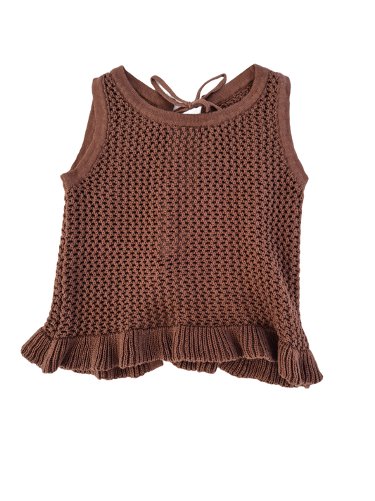 Cocoa Crochet Top