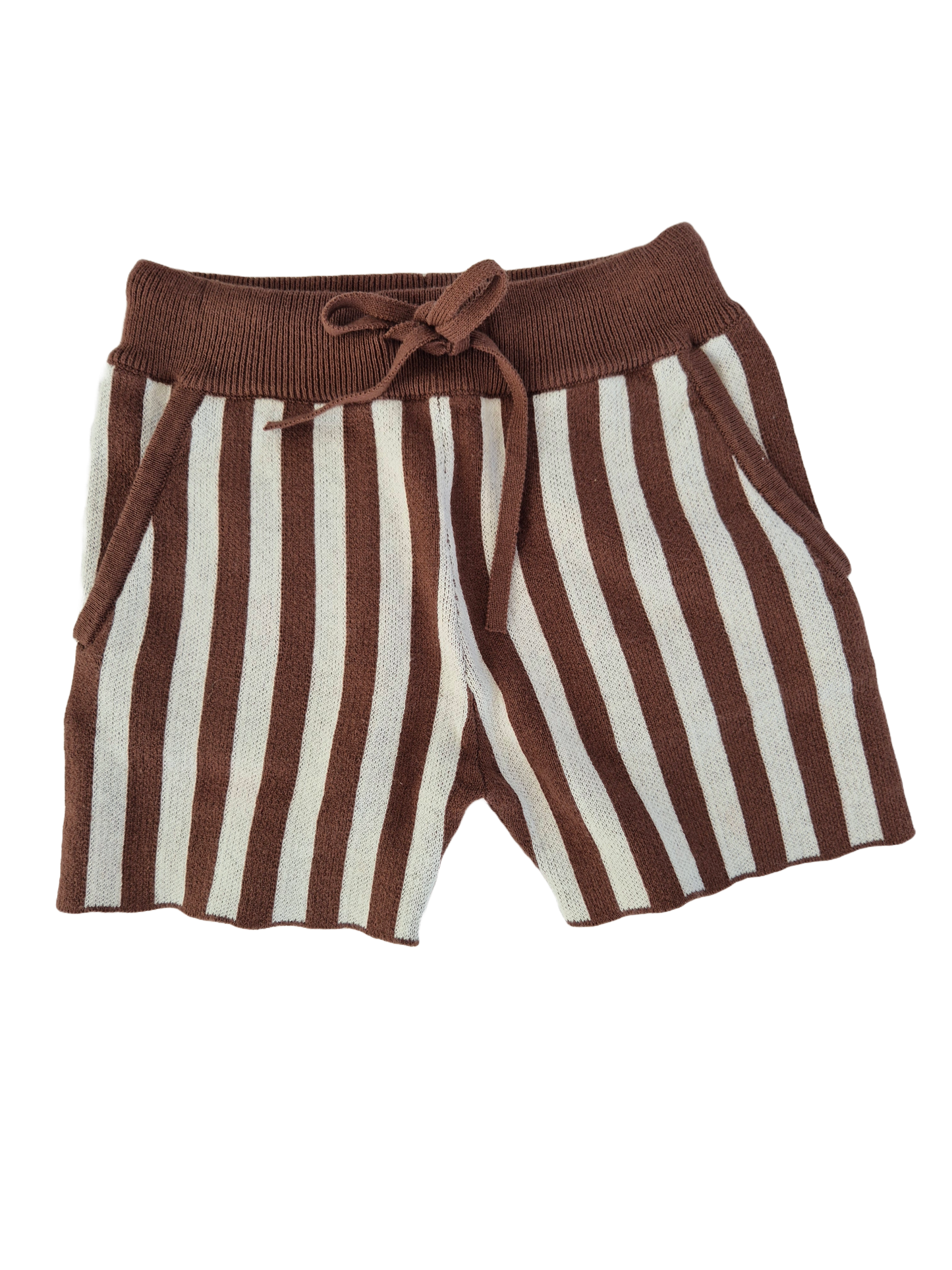 Cocoa Stripe Shorts