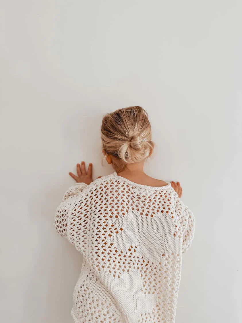 Belle and Sun | Crochet Pullover | Natural