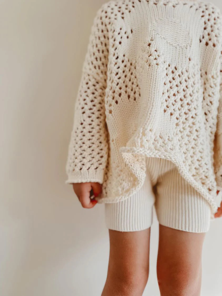 Belle and Sun | Crochet Pullover | Natural