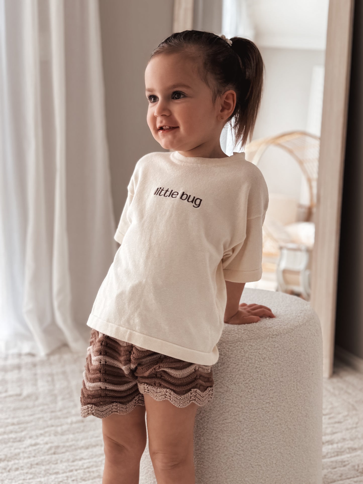 Little Bug Bow Tie Back Tee