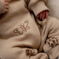 Honey Beige Bugs Romper
