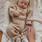 Honey Beige Bugs Romper